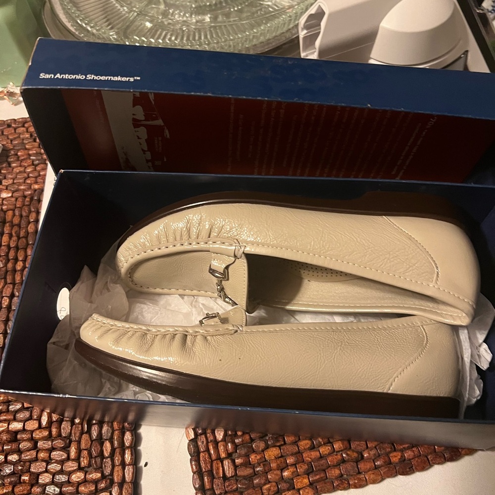 SAS Beige Women's Loafers